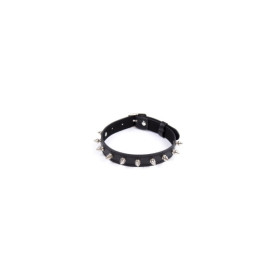 Collier réglable avec rivets en métal 